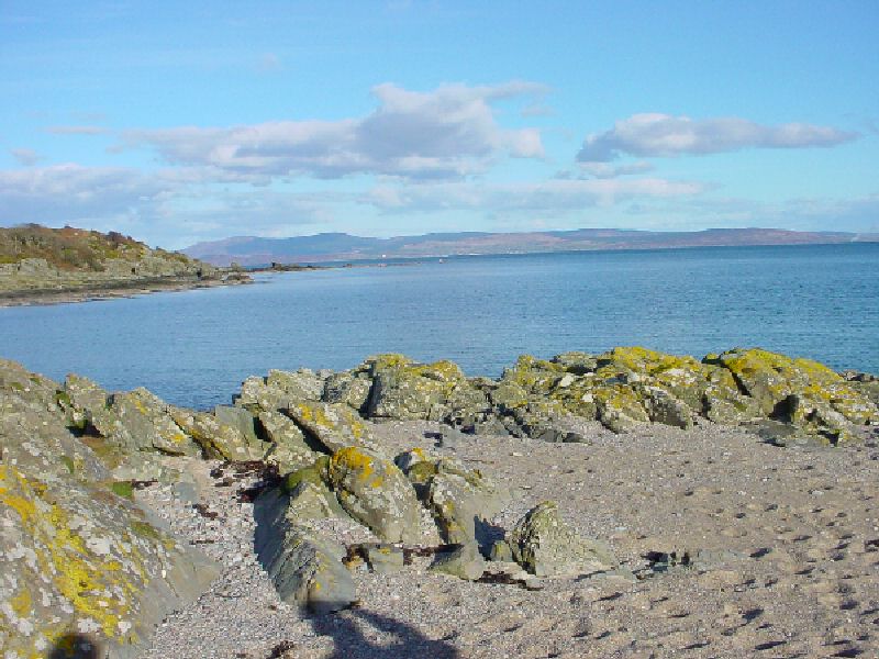     Arran from Rocks near Smerby, a name derived from Norse for 